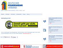 Tablet Screenshot of feuerwehrverband.de